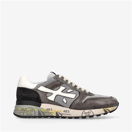 MICK 5894 Grey Leather Sneaker