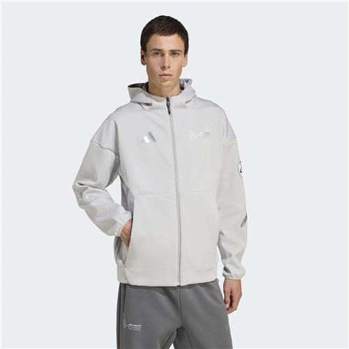 TRACK JACKET FULL ZIP AMG Silver